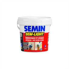 Сверхлегкая безусадочная шпаклевка для ремонта и заделки SEMIN SEM LIGHT, 0,5л