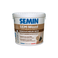Шпаклівка для обробки невеликих отворів та тріщин в дереві SEMIN SEM Wood, 1 кг