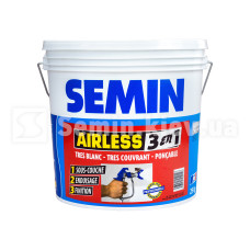 Шпатлевка-краска для безвоздушного нанесения SEMIN AIRLESS 3 IN 1, 25 кг