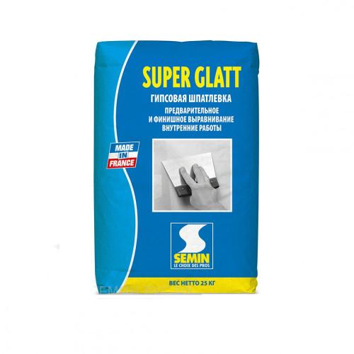 Фінішна шпаклівка SEMIN SUPER GLATT, 25 кг